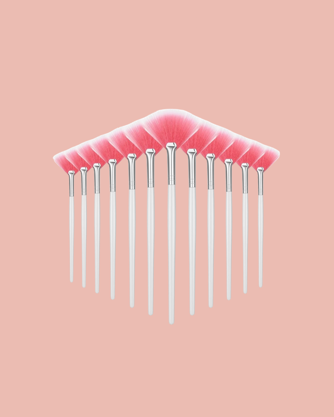 Glow Fan Brushes (12-Piece Set)